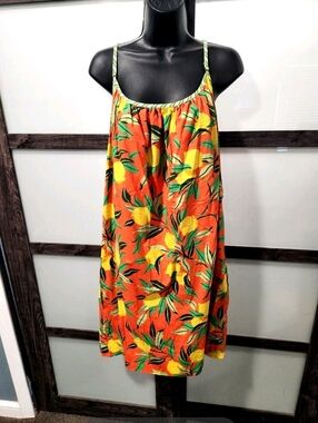 Print Fresh Cami Dress Nightgown Lively Lemon plus sz 6X